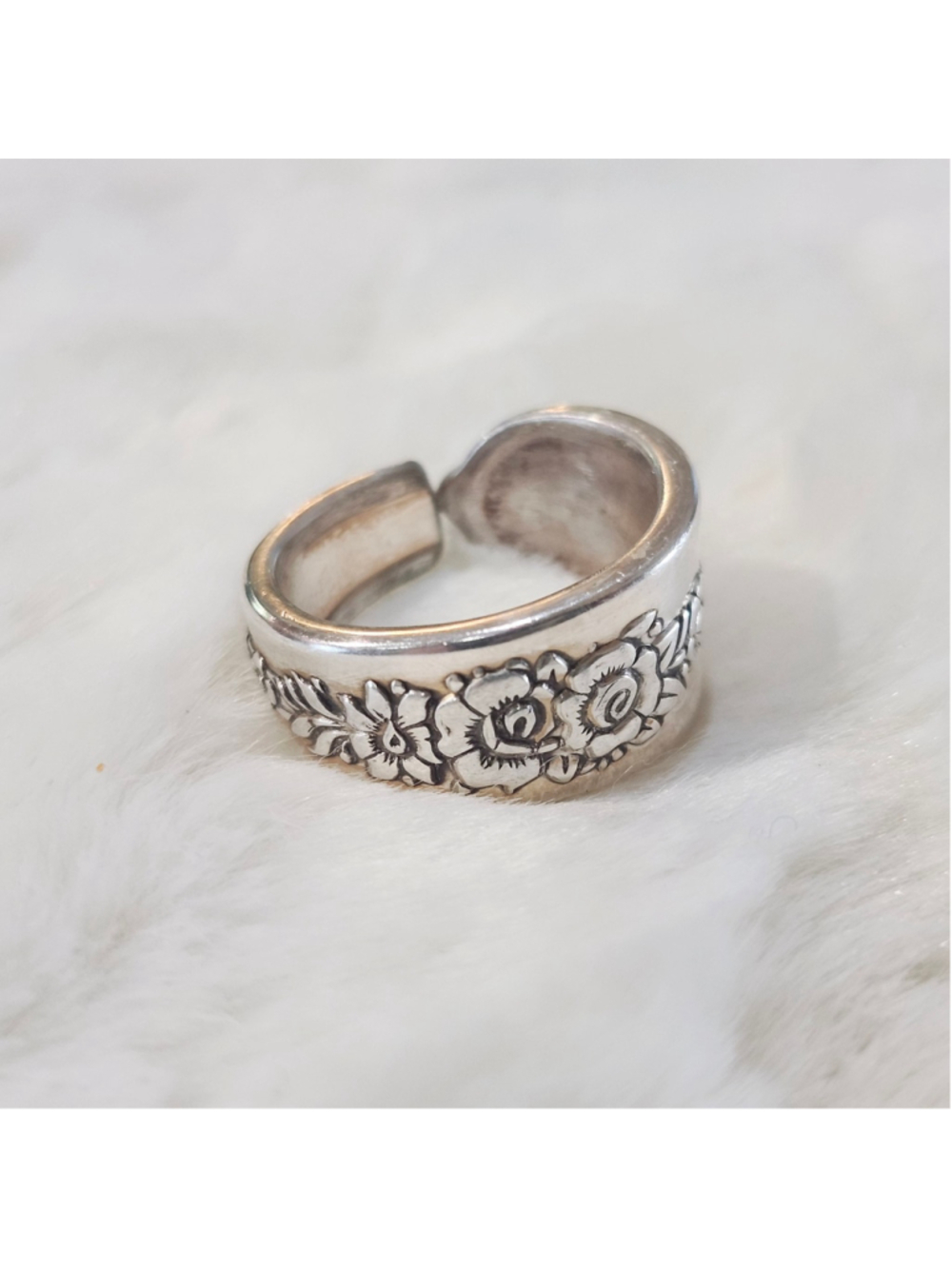 Silverwear Ring Size 7 ONEIDA silverplate ROYAL ROSE